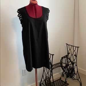 Black baby doll dress